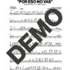 Maykel Blanco y su Salsa Mayor – Por Eso No Vas – Sheet Music Demo Page 1 (PDF) – Includes charts for Trumpets, Trombones, Saxophone, Piano and Bass