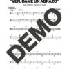 Los Van Van|Mandy Cantero – Ven, Dame un Abrazo – Sheet Music Demo Page 2 (PDF) – Includes charts for Trumpets, Trombones, Saxophone, Piano and Bass