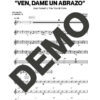Los Van Van|Mandy Cantero – Ven, Dame un Abrazo – Sheet Music Demo Page 3 (PDF) – Includes charts for Trumpets, Trombones, Saxophone, Piano and Bass