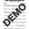 Los Van Van|Mandy Cantero – Ven, Dame un Abrazo – Sheet Music Demo Page 4 (PDF) – Includes charts for Trumpets, Trombones, Saxophone, Piano and Bass