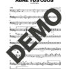 Luis Enrique – Abre Tus Ojos – Sheet Music Demo Page 4 (PDF) – Includes charts for Trumpets, Trombones, Saxophone, Piano and Bass