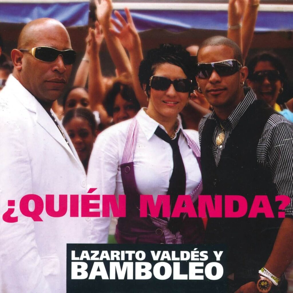 Album cover for "La Que Manda" by Bamboleo — available as Sheet Music & MIDI