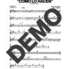 Frankie Ruiz – Cómo lo Hacen – Sheet Music Demo Page 2 (PDF) – Includes charts for Trumpets, Trombones, Saxophone, Piano and Bass