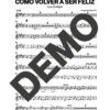 Luis Enrique – Cómo Volver a Ser Feliz – First Page of Sheet Music Preview (PDF) – Includes charts for Trumpets, Trombones, Saxophone, Piano and Bass