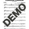 Issac Delgado – Corazón, Corazón – First Page of Sheet Music Preview (PDF) – Includes charts for Trumpets, Trombones, Saxophone, Piano and Bass
