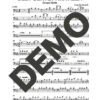 Grupo Niche – Del Puente Para Allá – Sheet Music Demo Page 1 (PDF) – Includes charts for Trumpets, Trombones, Saxophone, Piano and Bass