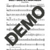Grupo Niche – Del Puente Para Allá – Sheet Music Demo Page 3 (PDF) – Includes charts for Trumpets, Trombones, Saxophone, Piano and Bass