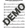 El Gran Combo de Puerto Rico – Dime que Quieres – Sheet Music Demo Page 1 (PDF) – Includes charts for Trumpets, Trombones, Saxophone, Piano and Bass