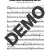 El Gran Combo de Puerto Rico – Dime que Quieres – Sheet Music Demo Page 4 (PDF) – Includes charts for Trumpets, Trombones, Saxophone, Piano and Bass
