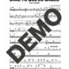 Issac Delgado – Dime Tú Que Lo Sabes – Sheet Music Demo Page 3 (PDF) – Includes charts for Trumpets, Trombones, Saxophone, Piano and Bass