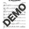 Ismael Rivera – El Nazareno – Sheet Music Demo Page 3 (PDF) – Includes charts for Trumpets, Trombones, Saxophone, Piano and Bass