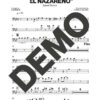 Ismael Rivera – El Nazareno – Sheet Music Demo Page 2 (PDF) – Includes charts for Trumpets, Trombones, Saxophone, Piano and Bass