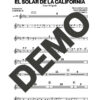 Issac Delgado – El Solar de La California – First Page of Sheet Music Preview (PDF) – Includes charts for Trumpets, Trombones, Saxophone, Piano and Bass