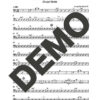 Grupo Niche – Enamorada – Sheet Music Demo Page 3 (PDF) – Includes charts for Trumpets, Trombones, Saxophone, Piano and Bass