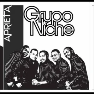 Album cover for "Aprieta" by Grupo Niche — available as Sheet Music & MIDI