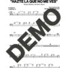 Maykel Blanco y su Salsa Mayor – Hazte la Que No Me Ves – Sheet Music Demo Page 1 (PDF) – Includes charts for Trumpets, Trombones, Saxophone, Piano and Bass