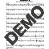 El Gran Combo de Puerto Rico – Julia – Sheet Music Demo Page 3 (PDF) – Includes charts for Trumpets, Trombones, Saxophone, Piano and Bass