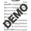 Sonora Carruseles – La Comay – Sheet Music Demo Page 2 (PDF) – Includes charts for Trumpets, Trombones, Saxophone, Piano and Bass
