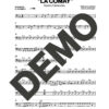 Sonora Carruseles – La Comay – Sheet Music Demo Page 3 (PDF) – Includes charts for Trumpets, Trombones, Saxophone, Piano and Bass