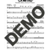 Havana D' Primera – La Mitad – Sheet Music Demo Page 2 (PDF) – Includes charts for Trumpets, Trombones, Saxophone, Piano and Bass