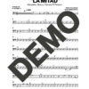 Havana D' Primera – La Mitad – Sheet Music Demo Page 5 (PDF) – Includes charts for Trumpets, Trombones, Saxophone, Piano and Bass