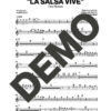 Tito Nieves – La Salsa Vive – Sheet Music Demo Page 1 (PDF) – Includes charts for Trumpets, Trombones, Saxophone, Piano and Bass