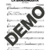 Issac Delgado – La Sandunguita – First Page of Sheet Music Preview (PDF) – Includes charts for Trumpets, Trombones, Saxophone, Piano and Bass