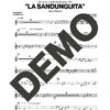 Issac Delgado – La Sandunguita – Sheet Music Demo Page 1 (PDF) – Includes charts for Trumpets, Trombones, Saxophone, Piano and Bass