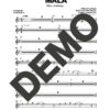 Marc Anthony – Mala – Sheet Music Demo Page 1 (PDF) – Includes charts for Trumpets, Trombones, Saxophone, Piano and Bass