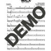 Marc Anthony – Mala – Sheet Music Demo Page 4 (PDF) – Includes charts for Trumpets, Trombones, Saxophone, Piano and Bass