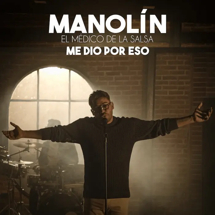 Album cover for "Me Dió Por Eso" by Manolín El Médico de la Salsa — available as Sheet Music & MIDI