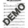 Manolín El Médico de la Salsa – Me Dió Por Eso – First Page of Sheet Music Preview (PDF) – Includes charts for Trumpets, Trombones, Saxophone, Piano and Bass