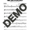 Manolín El Médico de la Salsa – Me Dió Por Eso – Sheet Music Demo Page 1 (PDF) – Includes charts for Trumpets, Trombones, Saxophone, Piano and Bass