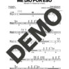 Manolín El Médico de la Salsa – Me Dió Por Eso – Sheet Music Demo Page 2 (PDF) – Includes charts for Trumpets, Trombones, Saxophone, Piano and Bass