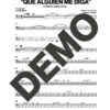 Gilberto Santa Rosa – Que Alguien Me Diga – Sheet Music Demo Page 4 (PDF) – Includes charts for Trumpets, Trombones, Saxophone, Piano and Bass