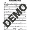 Manolito y su Trabuco – Se Rompieron Los Termómetros – Sheet Music Demo Page 3 (PDF) – Includes charts for Trumpets, Trombones, Saxophone, Piano and Bass