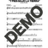 Ismael Rivera – Siete Pies Bajo La Tierra – First Page of Sheet Music Preview (PDF) – Includes charts for Trumpets, Trombones, Saxophone, Piano and Bass