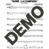 Issac Delgado – Soñé (La Campaña) – Sheet Music Demo Page 4 (PDF) – Includes charts for Trumpets, Trombones, Saxophone, Piano and Bass