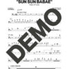 Oscar D' León – Sun Sun Babae – First Page of Sheet Music Preview (PDF) – Includes charts for Trumpets, Trombones, Saxophone, Piano and Bass