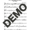Issac Delgado – Tu Tienes Magia – Sheet Music Demo Page 2 (PDF) – Includes charts for Trumpets, Trombones, Saxophone, Piano and Bass