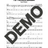 Issac Delgado – Tu Tienes Magia – Sheet Music Demo Page 5 (PDF) – Includes charts for Trumpets, Trombones, Saxophone, Piano and Bass