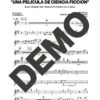 Issac Delgado|Manolín El Médico de la Salsa – Una Película de Ciencia Ficción – Sheet Music Demo Page 1 (PDF) – Includes charts for Trumpets, Trombones, Saxophone, Piano and Bass