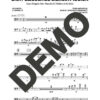 Issac Delgado|Manolín El Médico de la Salsa – Una Película de Ciencia Ficción – Sheet Music Demo Page 2 (PDF) – Includes charts for Trumpets, Trombones, Saxophone, Piano and Bass