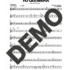 Oscar D' León – Yo Quisiera – Sheet Music Demo Page 2 (PDF) – Includes charts for Trumpets, Trombones, Saxophone, Piano and Bass