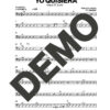 Oscar D' León – Yo Quisiera – Sheet Music Demo Page 3 (PDF) – Includes charts for Trumpets, Trombones, Saxophone, Piano and Bass