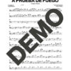 Grupo Niche – A Prueba de Fuego – Sheet Music Demo Page 3 (PDF) – Includes charts for Trumpets, Trombones, Saxophone, Piano and Bass