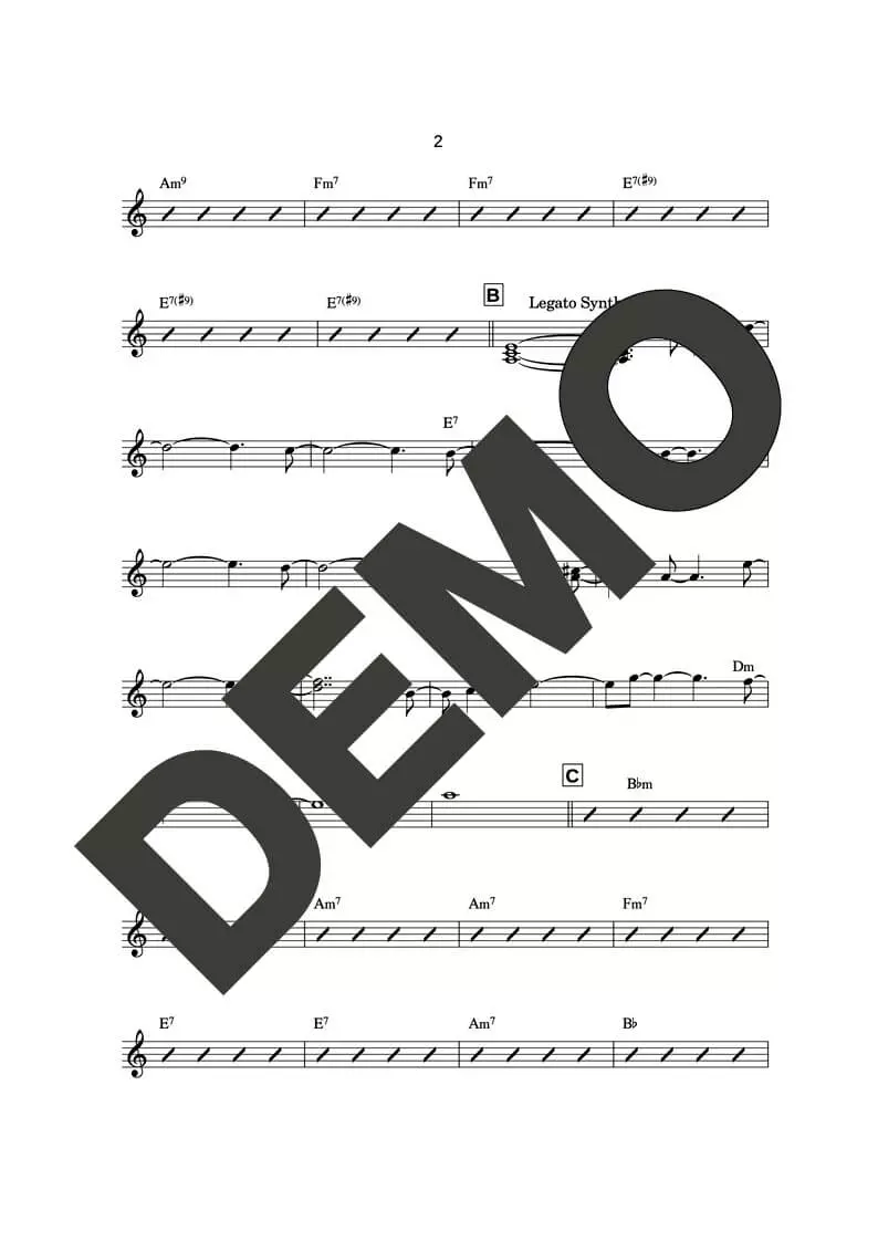 Havana D' Primera – Azowano feat. Rubén Bulnes – Sheet Music Demo Page 4 (PDF) – Includes charts for Trumpets, Trombones, Saxophone, Piano and Bass