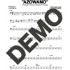Havana D' Primera – Azowano feat. Rubén Bulnes – Sheet Music Demo Page 5 (PDF) – Includes charts for Trumpets, Trombones, Saxophone, Piano and Bass
