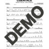 Manana Club|Yordis Larrazábal – Cuéntale feat. Yordis Larrazabal – Sheet Music Demo Page 2 (PDF) – Includes charts for Trumpets, Trombones, Saxophone, Piano and Bass