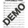 Pupy y Los Que Son Son – Cuéntamelo Todo – First Page of Sheet Music Preview (PDF) – Includes charts for Trumpets, Trombones, Saxophone, Piano and Bass